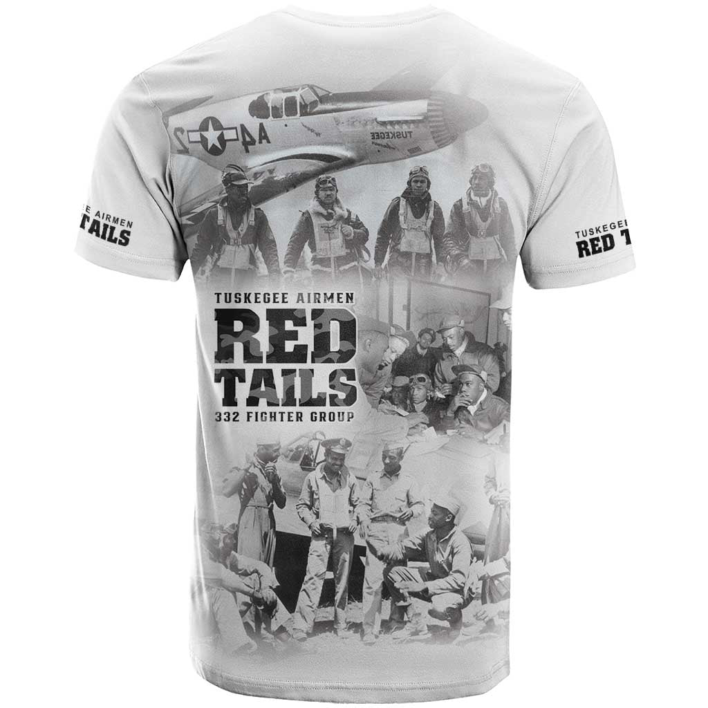 Tuskegee Airmen 332nd Fighter Group T shirt The First to Fly with Honor - African Pride
