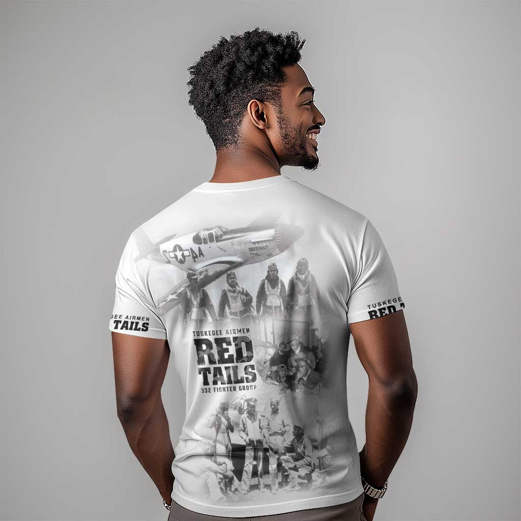 Tuskegee Airmen 332nd Fighter Group T shirt The First to Fly with Honor - African Pride