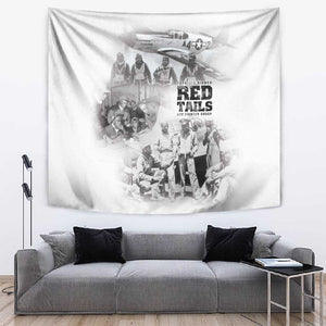 Tuskegee Airmen 332nd Fighter Group Tapestry The First to Fly with Honor - African Pride