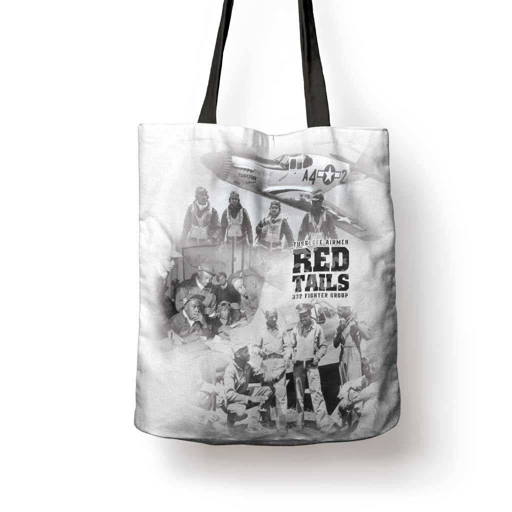Tuskegee Airmen 332nd Fighter Group Tote Bag The First to Fly with Honor