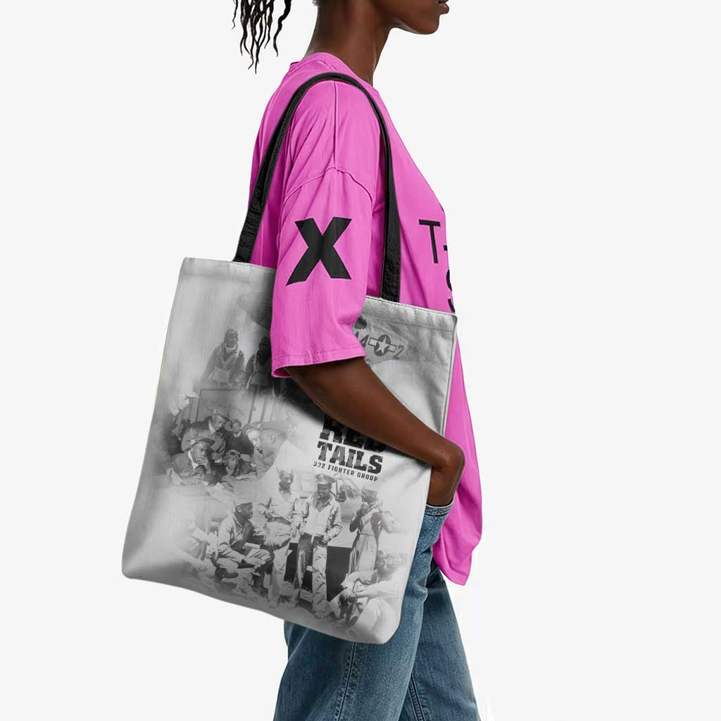 Tuskegee Airmen 332nd Fighter Group Tote Bag The First to Fly with Honor