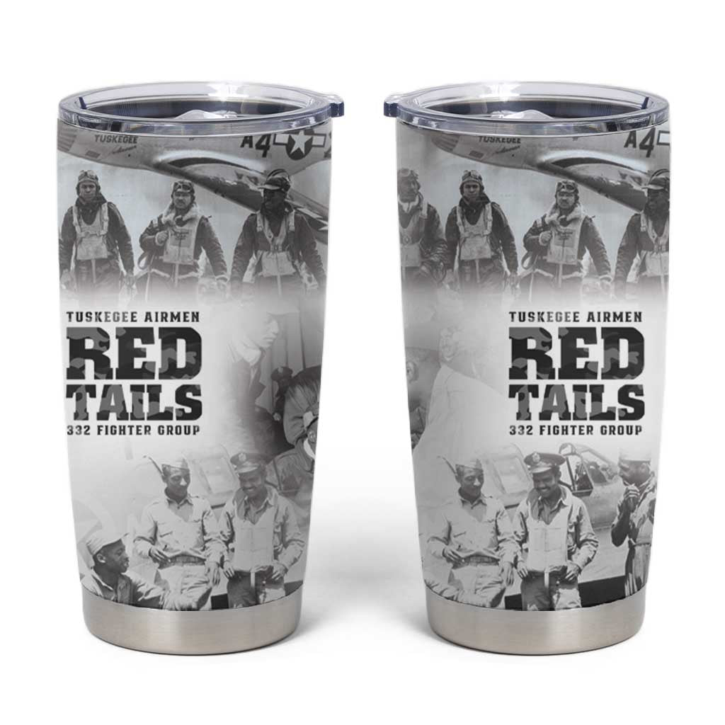 Tuskegee Airmen 332nd Fighter Group Tumbler Cup The First to Fly with Honor - African Pride