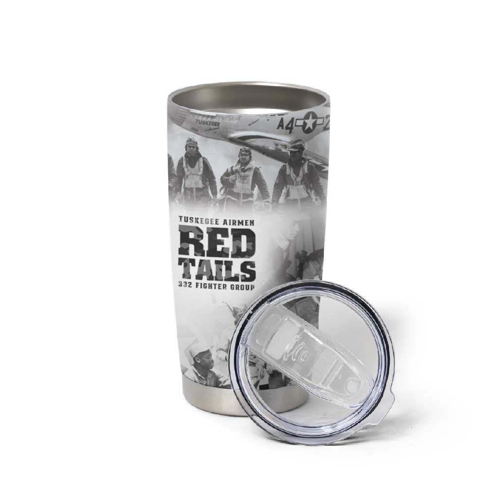Tuskegee Airmen 332nd Fighter Group Tumbler Cup The First to Fly with Honor - African Pride