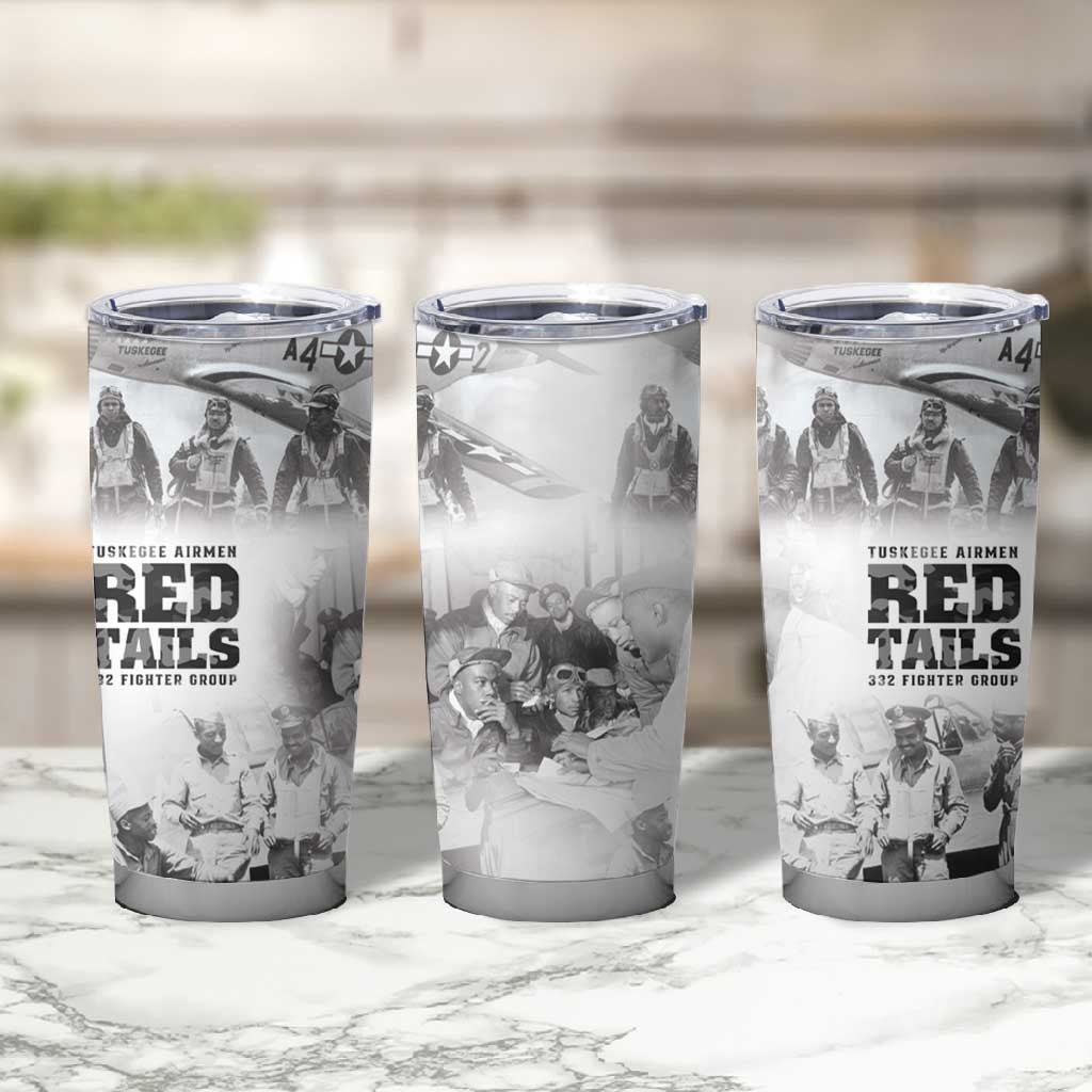 Tuskegee Airmen 332nd Fighter Group Tumbler Cup The First to Fly with Honor - African Pride