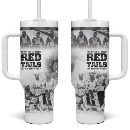 Tuskegee Airmen 332nd Fighter Group Tumbler With Handle The First to Fly with Honor - African Pride