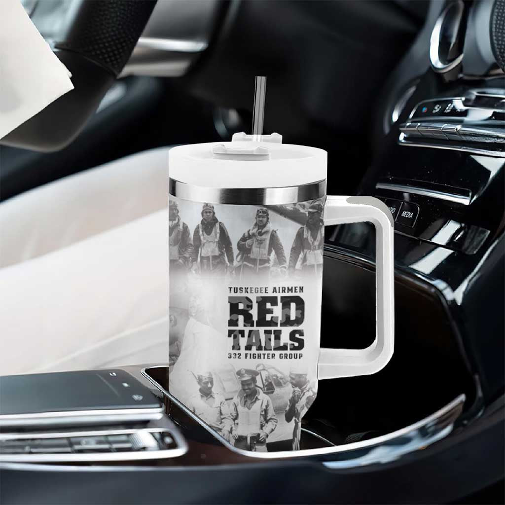 Tuskegee Airmen 332nd Fighter Group Tumbler With Handle The First to Fly with Honor - African Pride