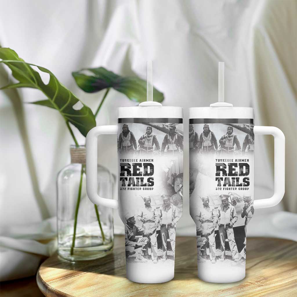 Tuskegee Airmen 332nd Fighter Group Tumbler With Handle The First to Fly with Honor - African Pride
