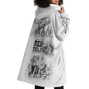 Tuskegee Airmen 332nd Fighter Group Wearable Blanket Hoodie The First to Fly with Honor - African Pride