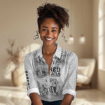 Tuskegee Airmen 332nd Fighter Group Women Casual Shirt The First to Fly with Honor - African Pride