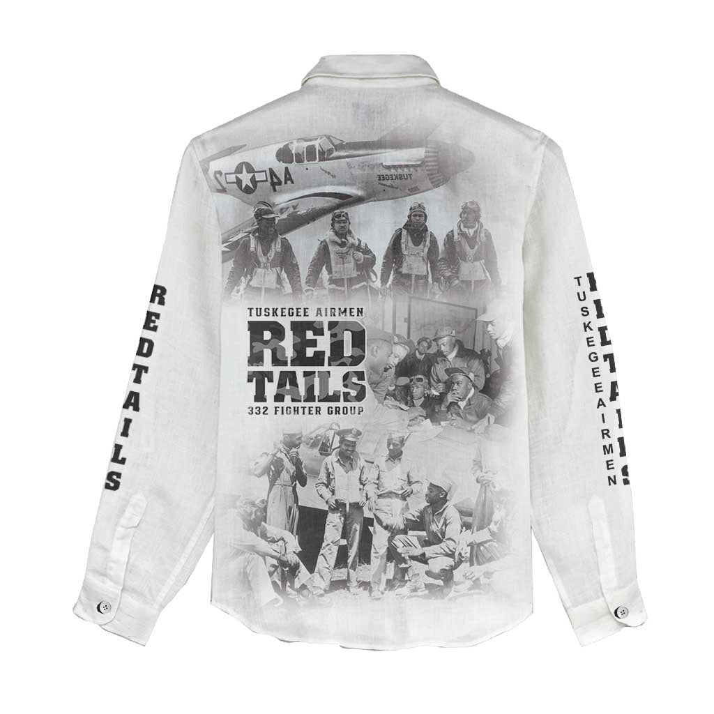 Tuskegee Airmen 332nd Fighter Group Women Casual Shirt The First to Fly with Honor - African Pride