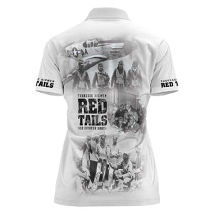 Tuskegee Airmen 332nd Fighter Group Women Polo Shirt The First to Fly with Honor - African Pride