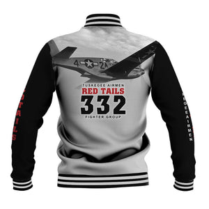 Tuskegee Airmen 332nd Fighter Group Baseball Jacket Vintage-style War - African Pride