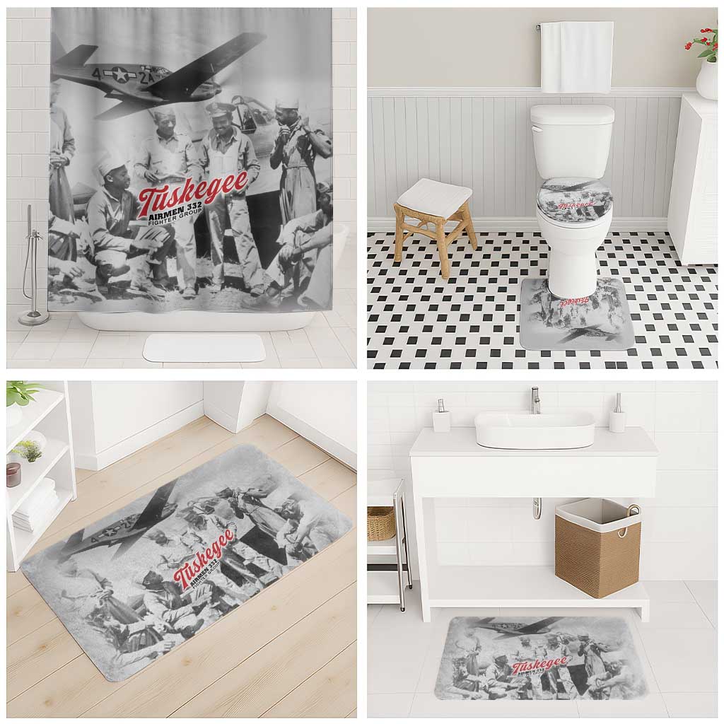 Tuskegee Airmen 332nd Fighter Group Bathroom Set Vintage-style War