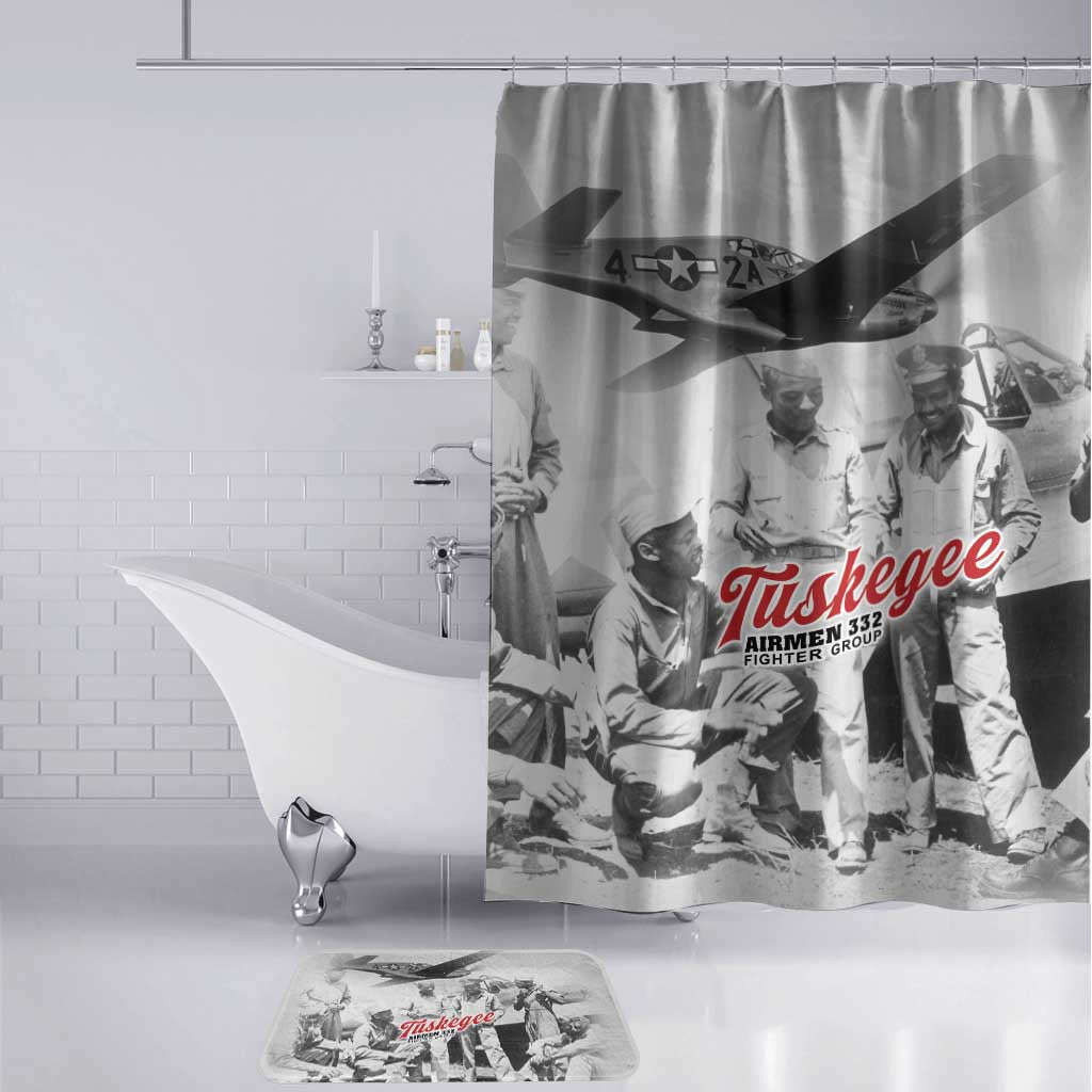 Tuskegee Airmen 332nd Fighter Group Bathroom Set Vintage-style War