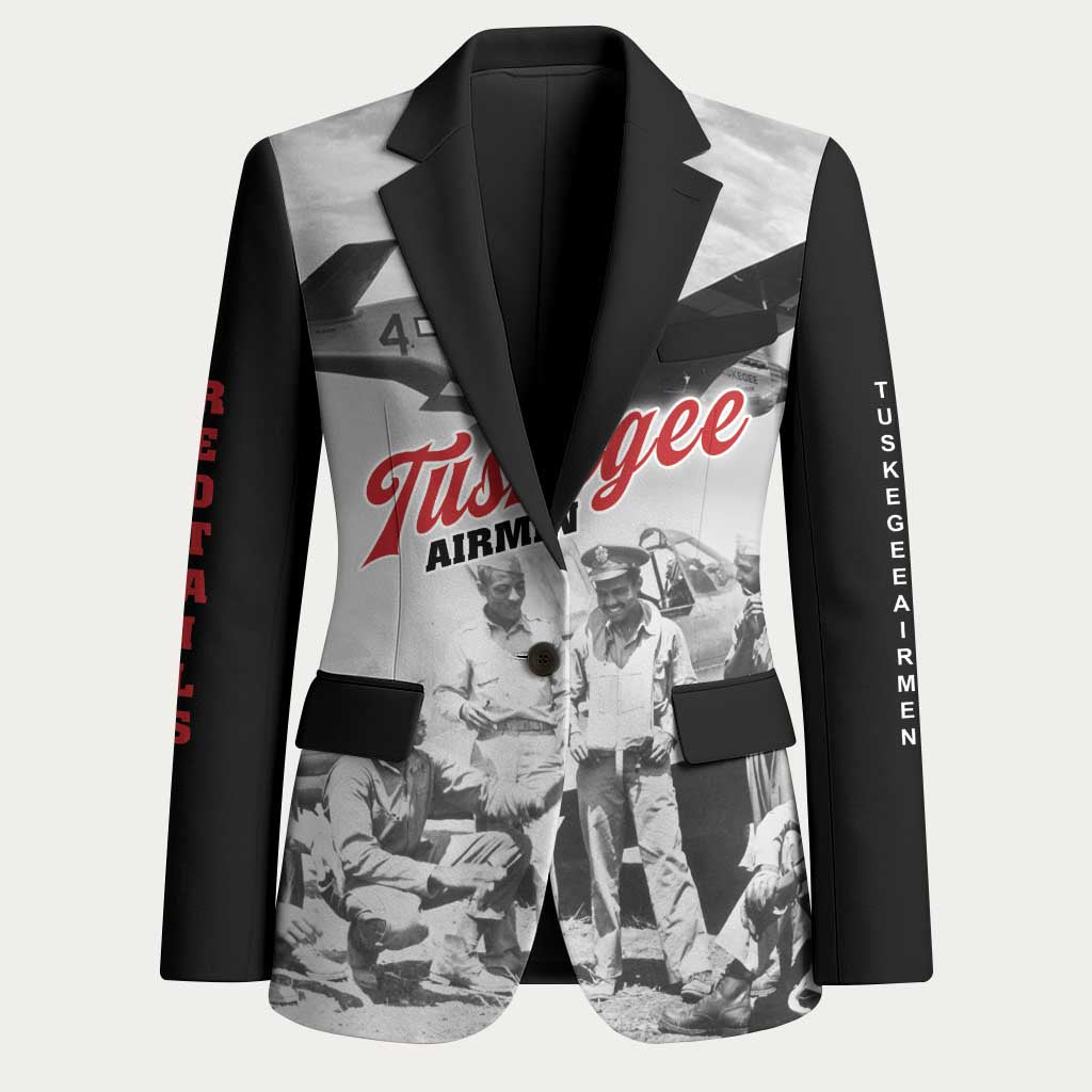 Tuskegee Airmen 332nd Fighter Group Blazer Vintage-style War