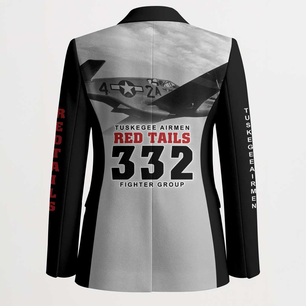 Tuskegee Airmen 332nd Fighter Group Blazer Vintage-style War