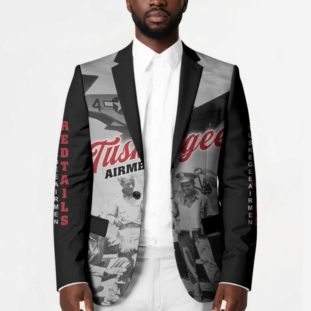 Tuskegee Airmen 332nd Fighter Group Blazer Vintage-style War