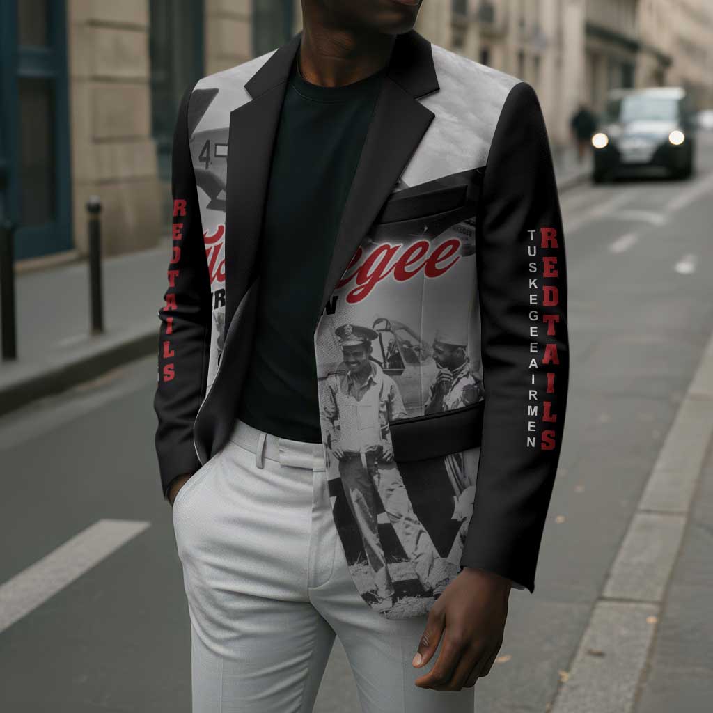 Tuskegee Airmen 332nd Fighter Group Blazer Vintage-style War