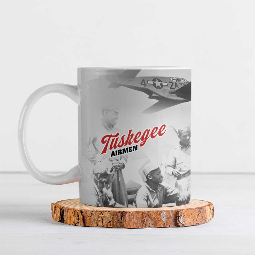 Tuskegee Airmen 332nd Fighter Group Ceramic Mug Vintage-style War