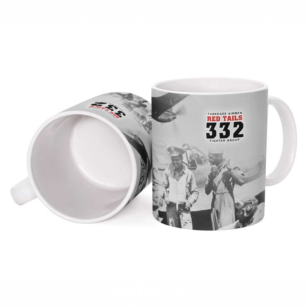 Tuskegee Airmen 332nd Fighter Group Ceramic Mug Vintage-style War