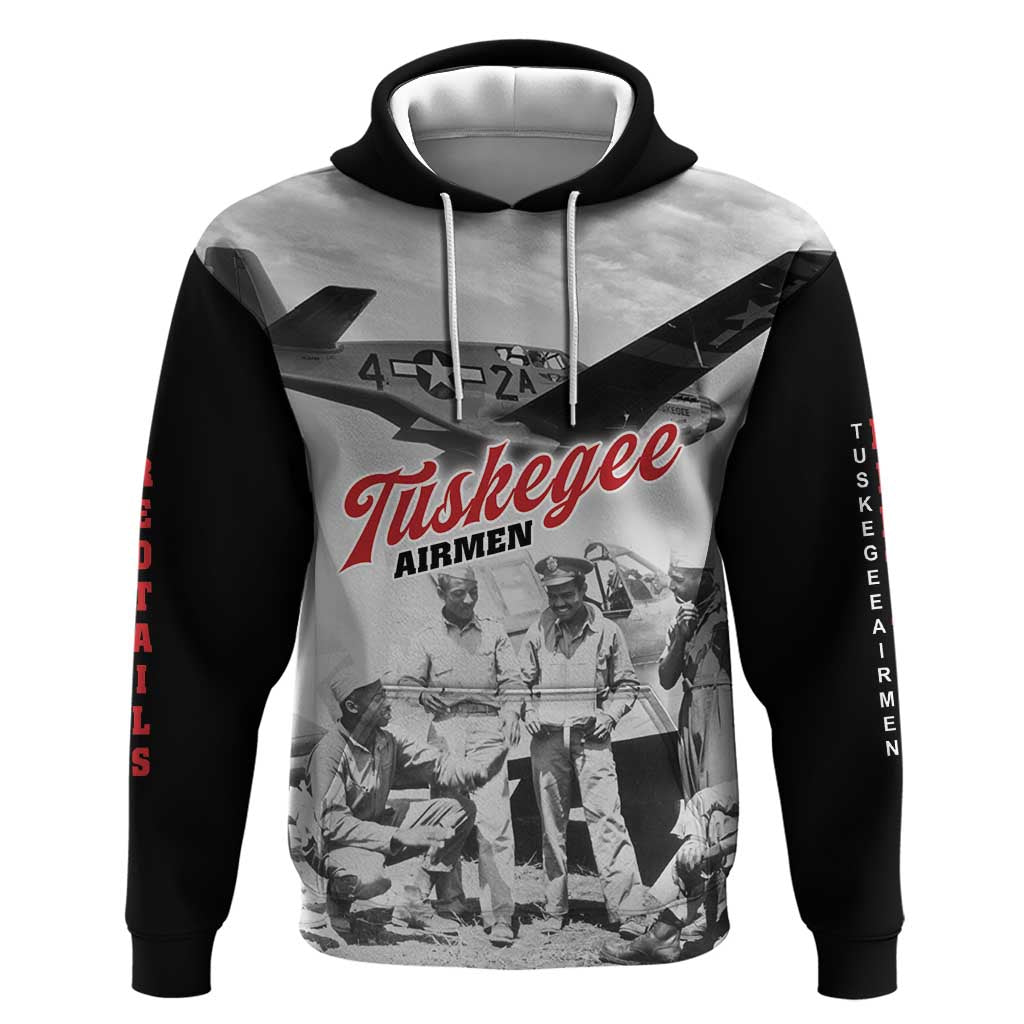 Tuskegee Airmen 332nd Fighter Group Hoodie Vintage-style War - African Pride