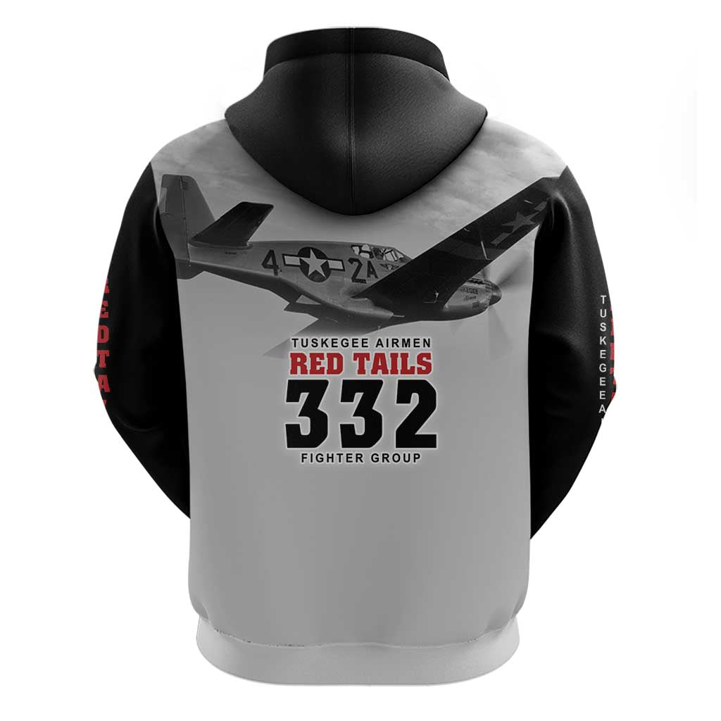 Tuskegee Airmen 332nd Fighter Group Hoodie Vintage-style War - African Pride
