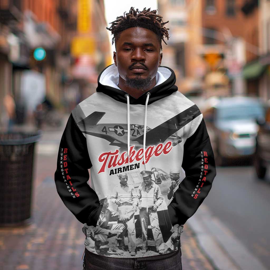 Tuskegee Airmen 332nd Fighter Group Hoodie Vintage-style War - African Pride