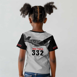 Tuskegee Airmen 332nd Fighter Group Kid T shirt Vintage-style War - African Pride