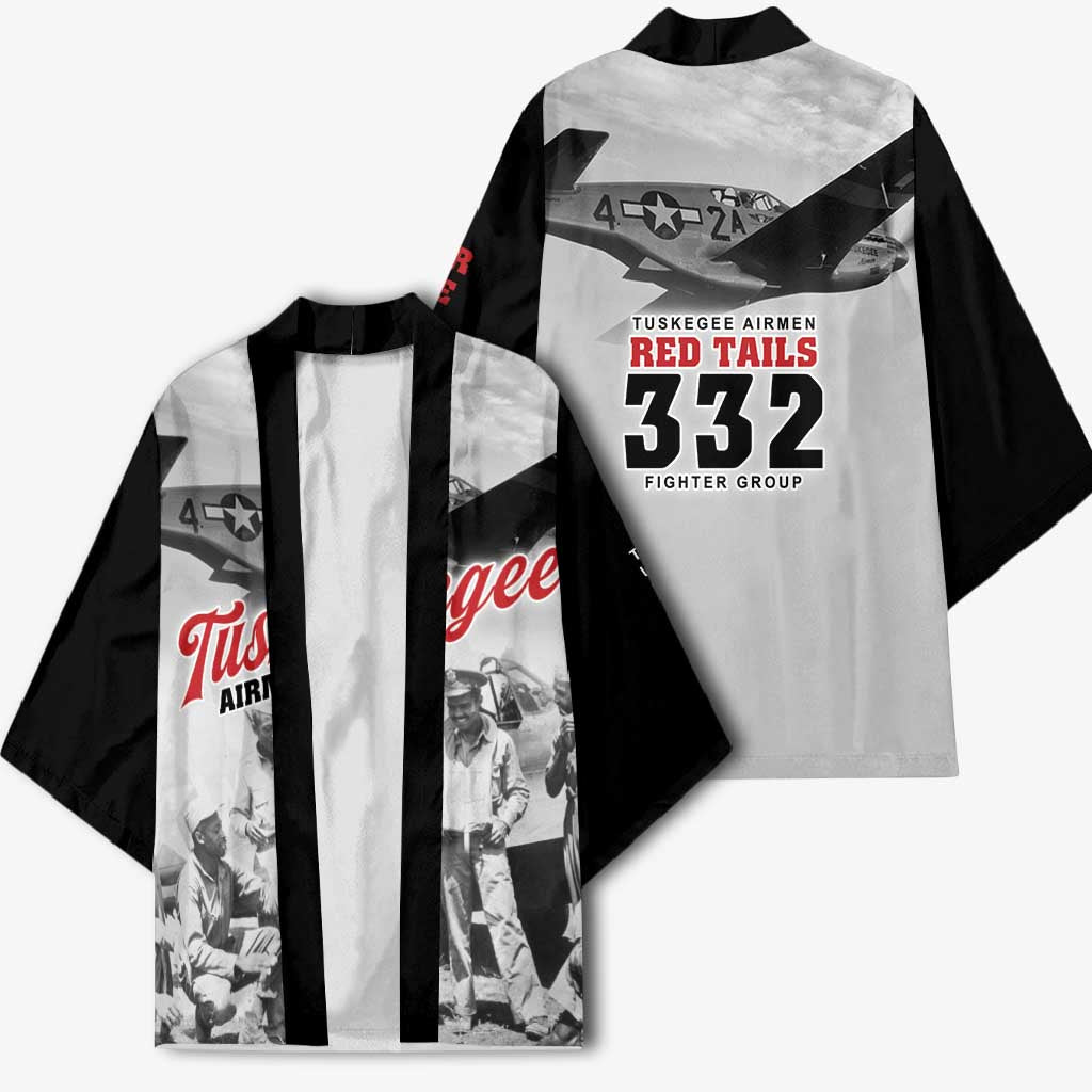 Tuskegee Airmen 332nd Fighter Group Kimono Vintage-style War