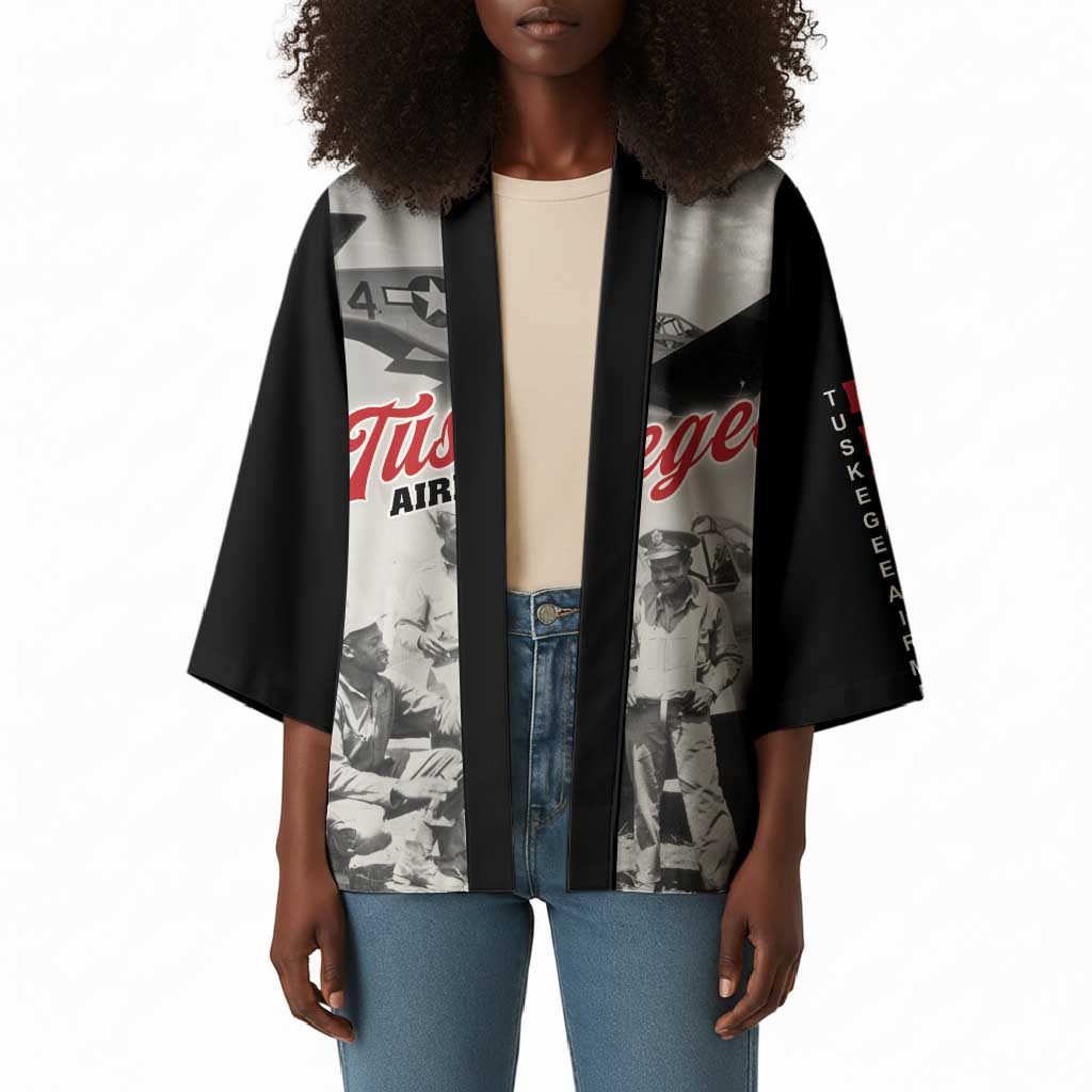 Tuskegee Airmen 332nd Fighter Group Kimono Vintage-style War