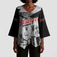 Tuskegee Airmen 332nd Fighter Group Kimono Sleeve Blouse Vintage-style War