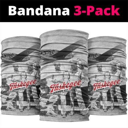 Tuskegee Airmen 332nd Fighter Group Neck Gaiter Vintage-style War - African Pride