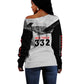 Tuskegee Airmen 332nd Fighter Group Off Shoulder Sweater Vintage-style War - African Pride
