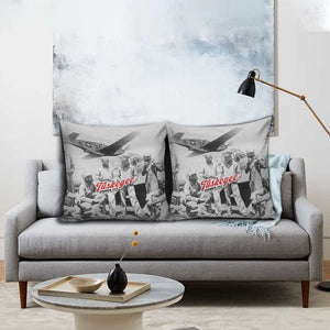 Tuskegee Airmen 332nd Fighter Group Pillow Cover Vintage-style War