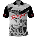 Tuskegee Airmen 332nd Fighter Group Polo Shirt Vintage-style War - African Pride
