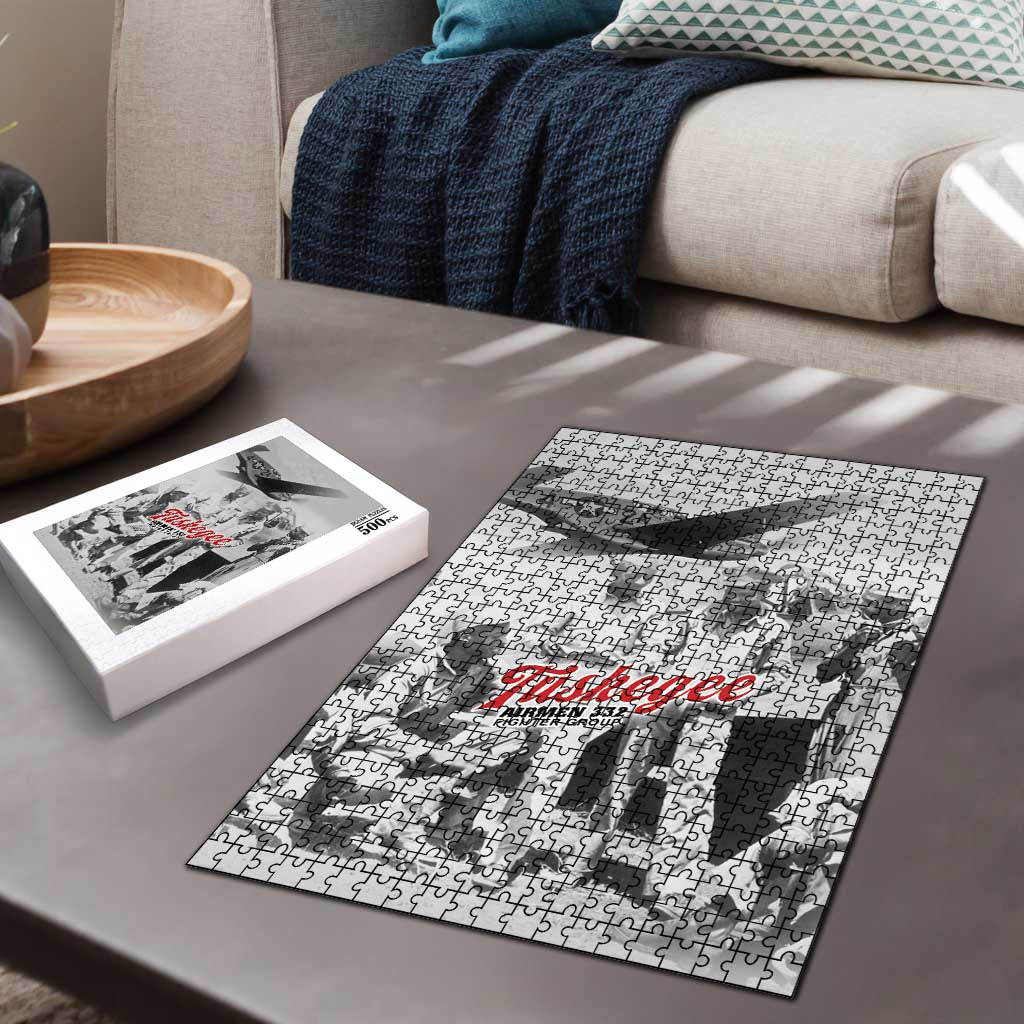 Tuskegee Airmen 332nd Fighter Group Puzzle Vintage-style War