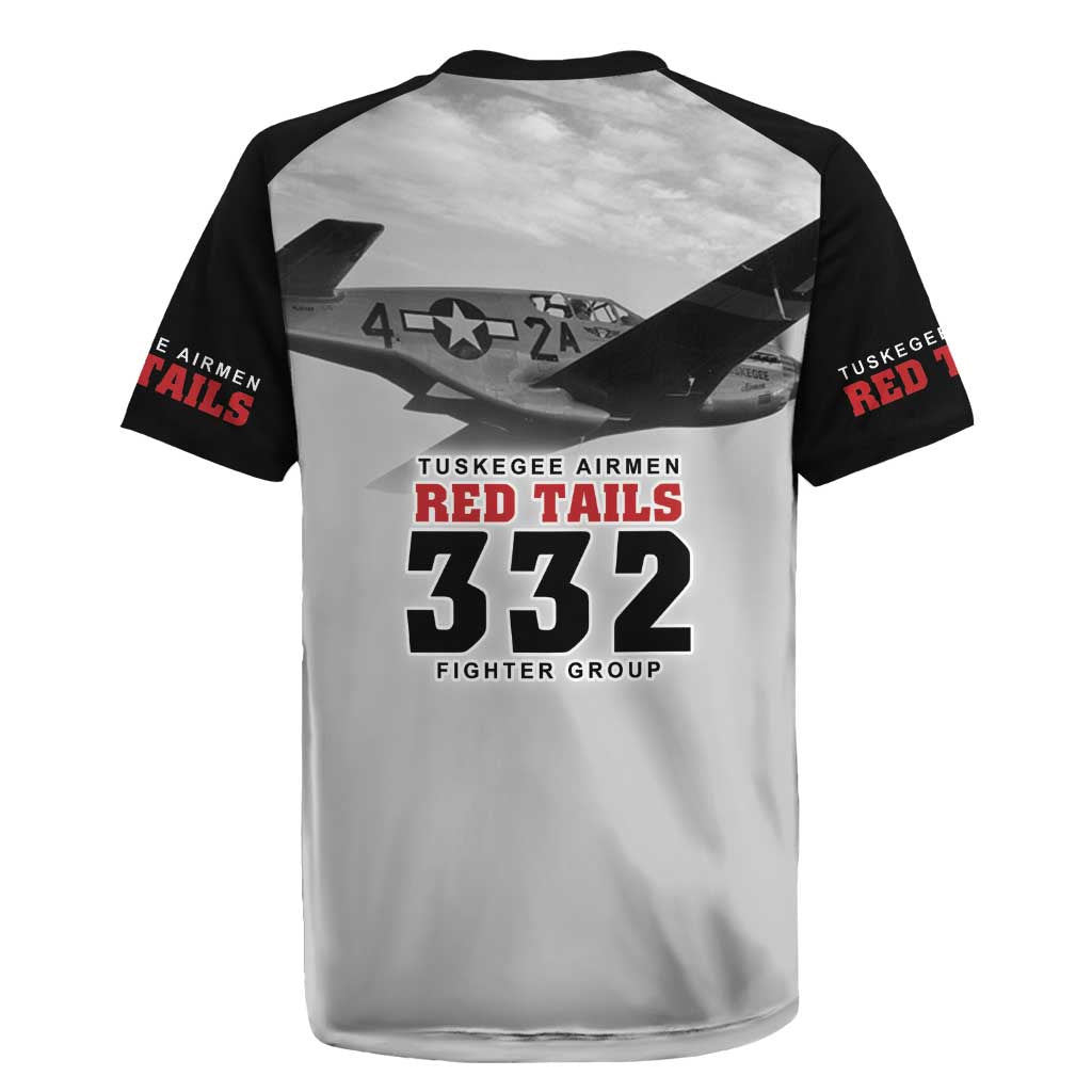 Tuskegee Airmen 332nd Fighter Group Rugby Jersey Vintage-style War - African Pride
