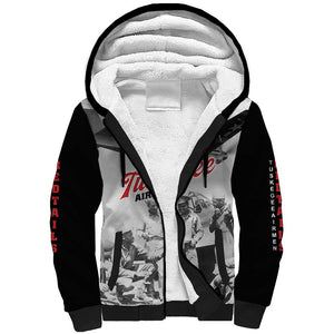 Tuskegee Airmen 332nd Fighter Group Sherpa Hoodie Vintage-style War - African Pride
