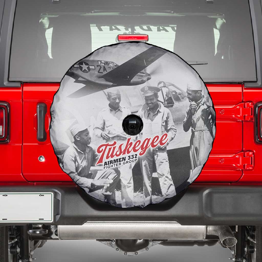 Tuskegee Airmen 332nd Fighter Group Spare Tire Cover Vintage-style War - African Pride