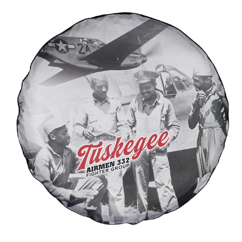 Tuskegee Airmen 332nd Fighter Group Spare Tire Cover Vintage-style War - African Pride