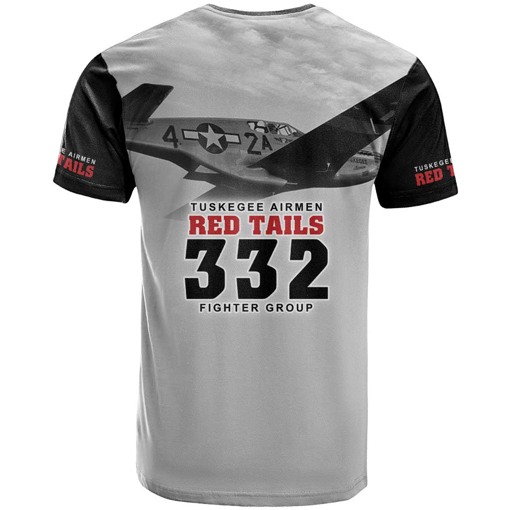 Tuskegee Airmen 332nd Fighter Group T shirt Vintage-style War - African Pride