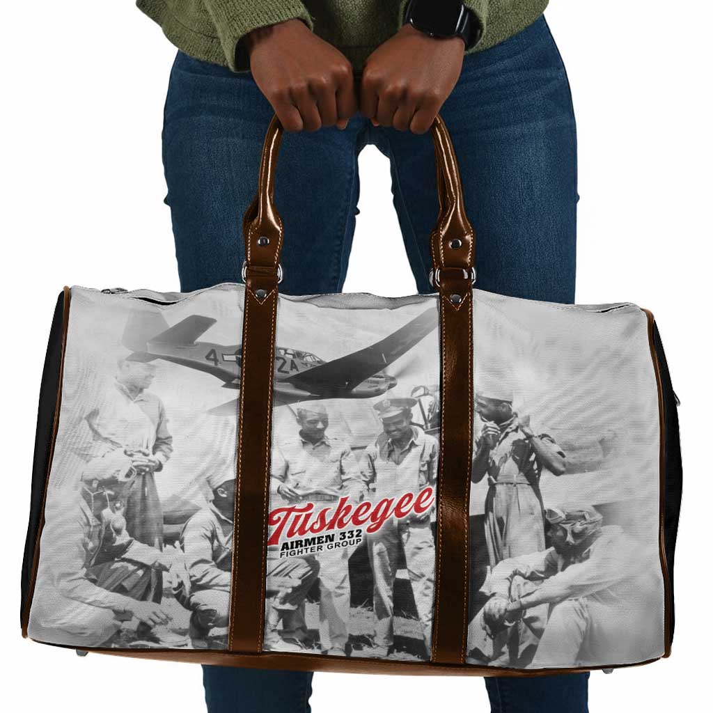 Tuskegee Airmen 332nd Fighter Group Travel Bag Vintage-style War
