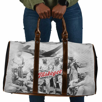 Tuskegee Airmen 332nd Fighter Group Travel Bag Vintage-style War