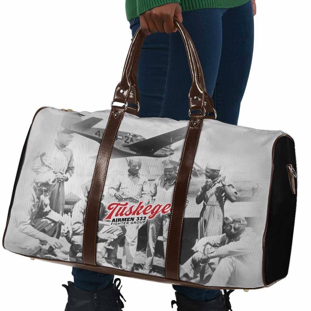 Tuskegee Airmen 332nd Fighter Group Travel Bag Vintage-style War