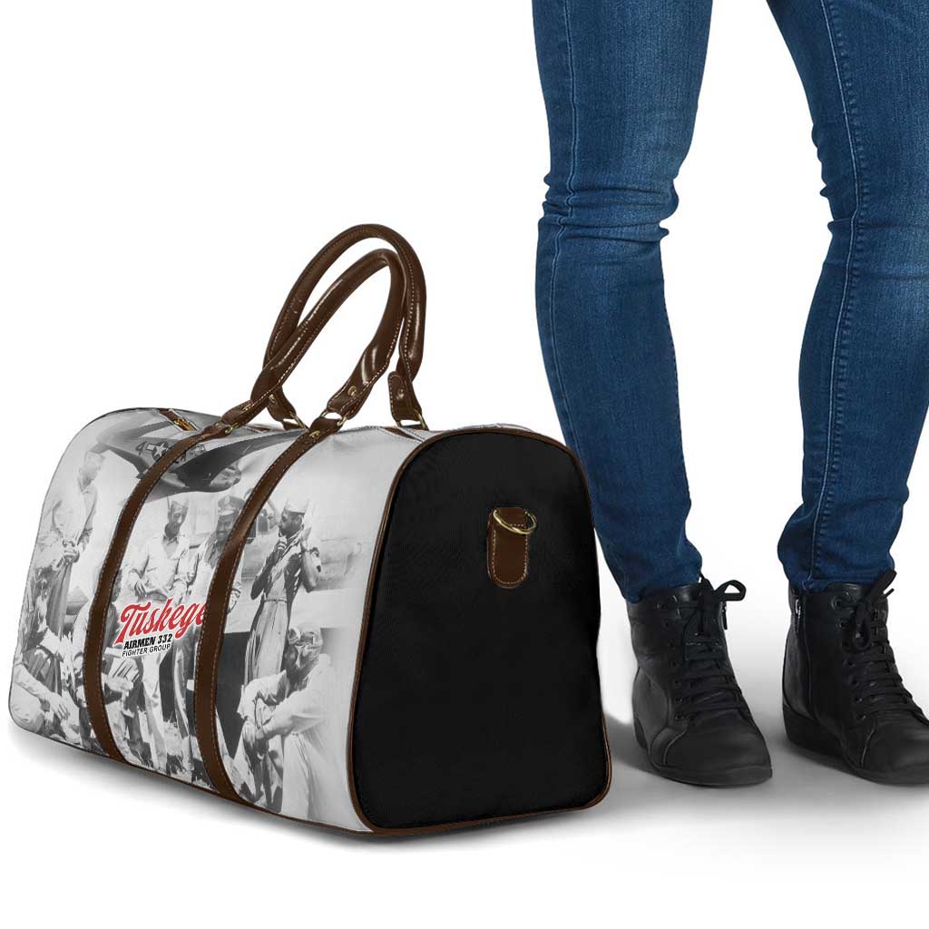 Tuskegee Airmen 332nd Fighter Group Travel Bag Vintage-style War