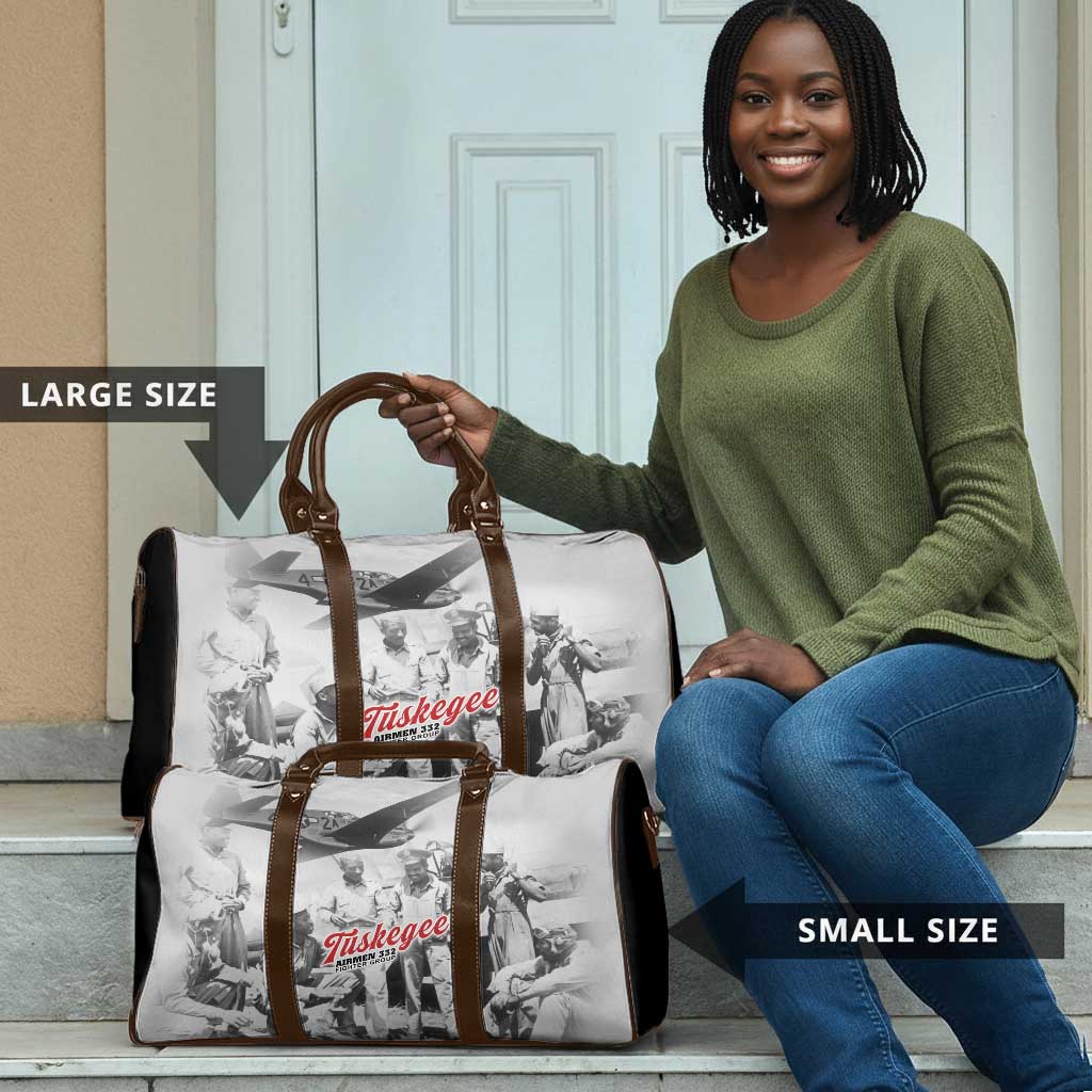 Tuskegee Airmen 332nd Fighter Group Travel Bag Vintage-style War