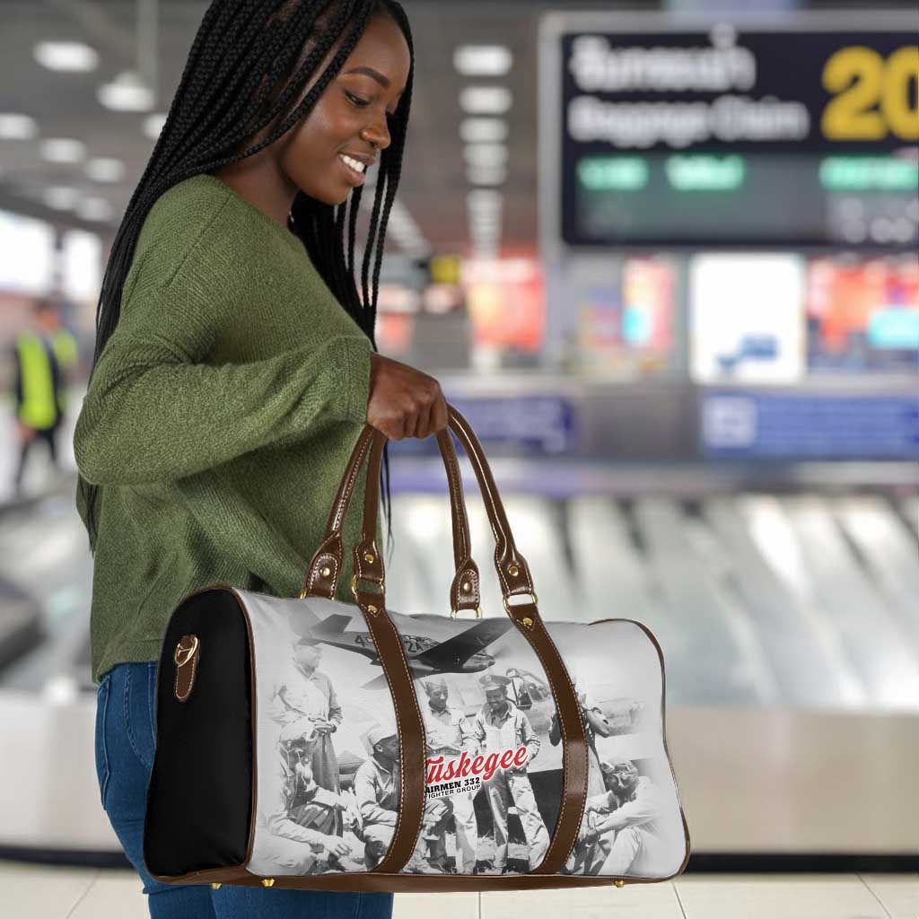Tuskegee Airmen 332nd Fighter Group Travel Bag Vintage-style War