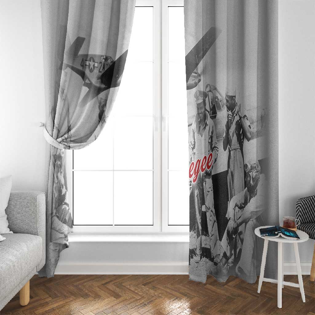 Tuskegee Airmen 332nd Fighter Group Window Curtain Vintage-style War - African Pride