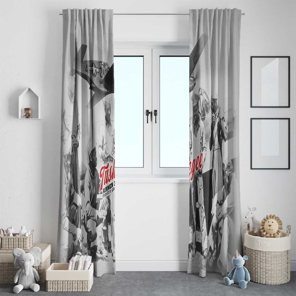 Tuskegee Airmen 332nd Fighter Group Window Curtain Vintage-style War - African Pride