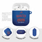 Afro-Haitians World Football 2026 AirPods Case Haiti est de Retour Blue Voodoo Veve Spirits